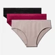 Набор трусиков слипов женских Calvin Klein QD5212-322 S 3 шт Черный/Красный/Бежевый (014056429128) - изображение 1
