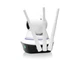 Видеокамера для наблюдения IP-E101 поворотная с двумя антеннами WiFi 2 Мп белая для дома офиса и магазина - изображение 2