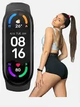 Smart Band м 6 фітнес браслет, чорний 5402120 - зображення 1