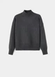 Джемпер женский с высоким воротником MANGO 17007801 Серый L KL09062L - изображение 6