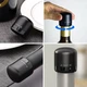 Вакуумная многоразовая пробка для вина Vacuum Mini Wine Stopper Black - изображение 4