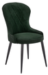 Krzesło do kuchni i salonu Halmar V-CH-K/366-KR-C.ZIELONY Ciemnozielone Velvet (5905248118799) - obraz 1