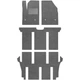 Коврики в салон Optimal для Maxus Mifa 9 '22- 3 ряда текстильные серые (комплект) - изображение 1