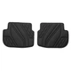 Коврики в салон Inliner Wave Style для Mercedes C238/A238 E-Class '16-23 купе/кабрио из экокожи черные (комплект) - изображение 5