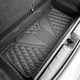 Коврик в багажник Inliner Wave Style для Mini Cooper F55 '14-24 5 дв. нижний из экокожи черный с белой нитью - изображение 5