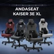 Крісло ігрове Anda Seat Kaiser 3E XL Black Fabric - изображение 10