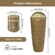 Спальник з капюшоном Naturehike MJ600 CNK2300SD014, коричневий - изображение 2