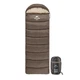 Спальник з капюшоном Naturehike U150 NH20MSD07, (11°C), правий, коричневий - зображення 2