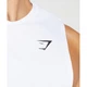 Майка спортивна з бавовни Gymshark a2a8oc59 S біла (100006634) - зображення 5