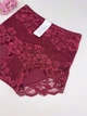 Высокие хлопковые слипы с корректирующим эффектом 90391, XXL (ОБ 100-110), Бордовый - изображение 2