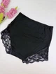 Высокие хлопковые слипы с корректирующим эффектом 90389, 3XL (ОБ 110-120), Черный - изображение 2