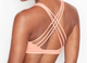 Женский спортивный топ Victoria's Secret Strappy Back Light, S, розовый - изображение 2