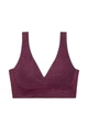 Топ спортивний Victoria's Secret Unlined Essential Plunge Bralette, M, бордовий - зображення 3