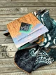 Шовкова хустка My Scarf "Королівський бордо" 90 на 90 см з каменем гранат - изображение 8