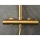 Душова система з термостатом IMEX MONZA BRUSHED GOLD BTM039/OC золото матове - зображення 3