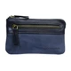 Кожаная карманная ключница на молнии Tony Perotti Metropolis 359 navy - изображение 2
