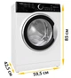 Пральна машина Whirlpool фронтальна (WRBSB6228BUA) - зображення 3