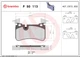 Гальмівні колодки задні Brembo (P50113) - зображення 1