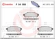 Тормозные колодки передние Brembo (P54055) - изображение 1