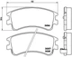 Гальмівні колодки дискові передні Brembo (P49032) - зображення 1