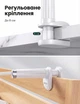 Держатель настольный гибкий Ugreen LP113 для смартфона 4-7.2" 90 см 360° Белый (30488) - изображение 5