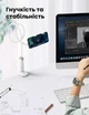 Держатель настольный гибкий Ugreen LP113 для смартфона 4-7.2" 90 см 360° Белый (30488) - изображение 7