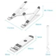 Підставка для ноутбука Laptop X-type Stand White ABS 83-170мм Vention (KDNW0) - изображение 3