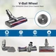 Шариковые насадки для турбо щеток Dyson V6 V7 V8 V10 V12 DC58 DC59 DC62 DC74 35 Вт 50 Вт - изображение 4