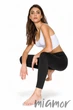 Легінси бавовняні утеплені JADEA 4367 Winter leggings L Чорні - зображення 2