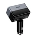 Адаптер автомобильный HOCO Smart cigarette lighter PD car charger Z65A |1USB/2Type-C/1DC, 165W, PD/QC| Black - изображение 5