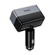 Автомобільний зарядний пристрій розгалужувач HOCO Z65 Smart dual cigarette lighter car charger 240W Black - зображення 3
