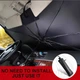 Сонцезахисна шторка-парасолька на лобове скло авто Earldom ET-U1 130×118×79 см black - зображення 6