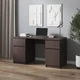 Письменный стол c 2 ящиками и тумбами R 34 VAYS Антрацит, планка белая - изображение 11