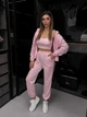 Жіночий велюровий костюм (кофта+топ+штани) Uaclothes 42-44 Рожевий (like36942-173691349) - изображение 5