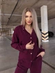 Жіночий прогулянковий велюровий костюм (сорочка+штани) Uaclothes 42-46 Бордовий (like36929-173561360) - зображення 5