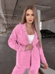 Жіночий прогулянковий велюровий костюм (сорочка+штани) Uaclothes 42-46 Рожевий (like36922-173491360) - зображення 4