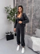 Жіночий велюровий костюм (кофта+топ+штани) Uaclothes 42-44 Графітовий (like36934-173611349) - изображение 6