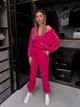 Жіночий велюровий костюм (кофта+топ+штани) Uaclothes 42-44 Малиновий (like36939-173661349) - изображение 3