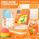 Презервативи аромати м'ята банан полуниця Recare Color Fruit Flavour Condoms 3 штуки - зображення 5