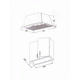 Витяжка кухонна Borgio BIT-BOX full glass 60 ivory (РН015838) Borgio РН015838 946219 - зображення 2