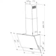 Витяжка кухонна Interline ALTEA BK A 60 PB/GL/A (ALTEABKA60PB/GL/A) INTERLINE ALTEABKA60PB/GL/A 946009 - зображення 7