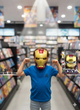 Маска Залізна Людина Iron Man Marvel зі світлодіодною підсвіткою очей 21 см - зображення 1
