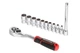 Набір інструменту на планці Intertool 1/4" x 12 од. Storm (ET-8012) - зображення 2
