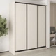 Шкаф-купе трехдверный MebelStar Комбо BG 3ДСП 200x60x240 см Кашемир (MBS-9480) - изображение 1