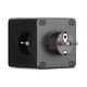 Мережевий адаптер 2E AD431 3xТипF, 16A, 2xUSB-A, 1x USB-C Чорний (2E-AD431BK) - изображение 2