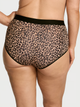 Трусики жіночі Victoria's Secret Logo Cotton Shine Patch Hiphugger с леопардовим принтом и стразами L - изображение 2