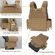 Тактический жилет IDOGEAR Coyote, плитоноска мультикам с быстрым сбросом и MOLLE-панелью - изображение 1