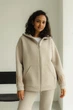 Жіноча утеплена трикотажна толстовка на блискавці Seventeen XXL-3XL Бежевий (2000000184579) - изображение 8