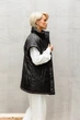 Жіночий утеплений жилет оверсайз з плащівки Seventeen XXL-3XL Чорний (2000000182193) - зображення 3