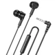 Проводные наушники с микрофоном Hoco M102 Ingenious Universal 3.5 mm 1,2 м Черные - изображение 1